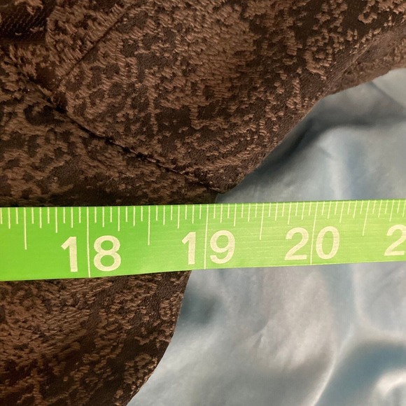 Express Studio Design Jacket Blazer Womens Sz 6 Brown Black Snake Print Cotton - Picture 9 of 11